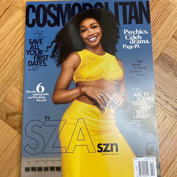 SZA Cosmopolitan magazine - Picture 1 of 1